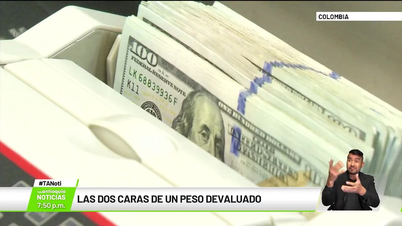 Las dos caras de un peso devaluado