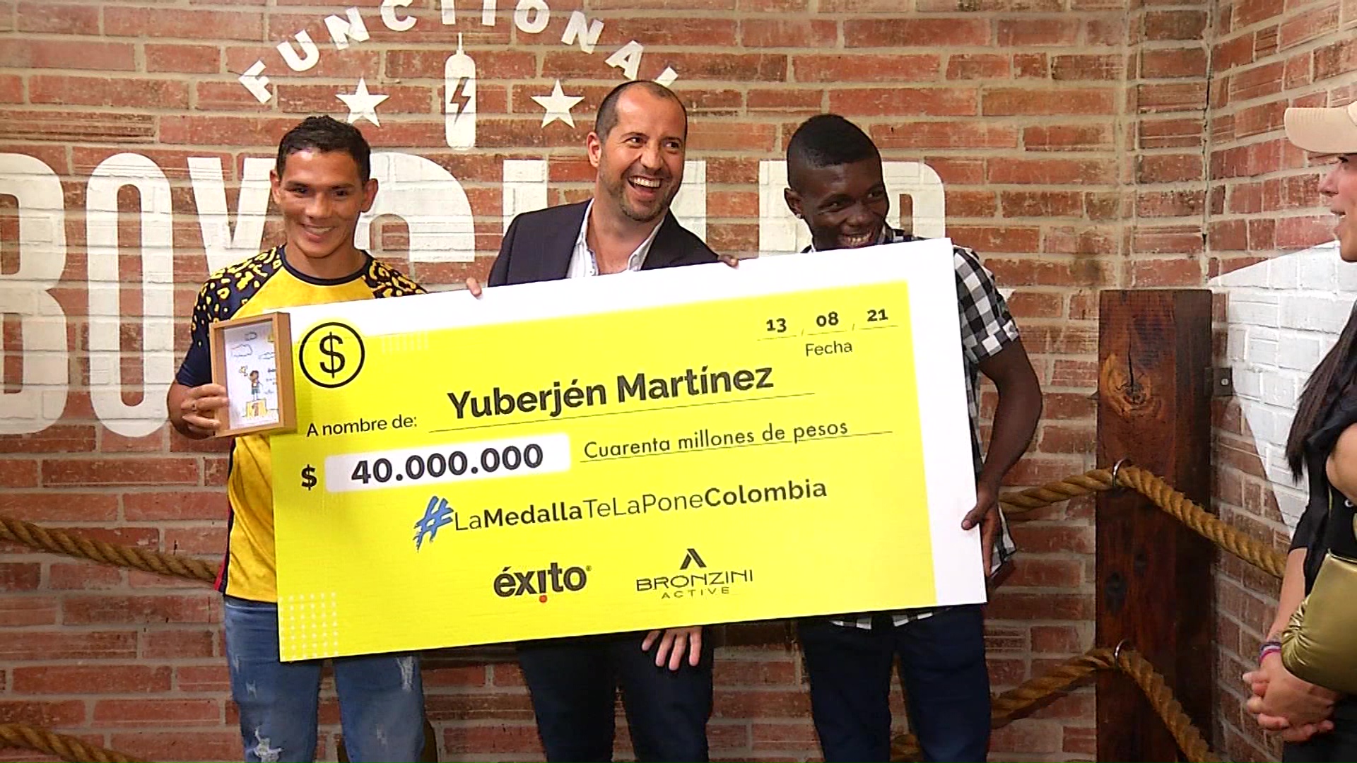 Más de 330 millones se recaudaron para Yuberjén Martínez
