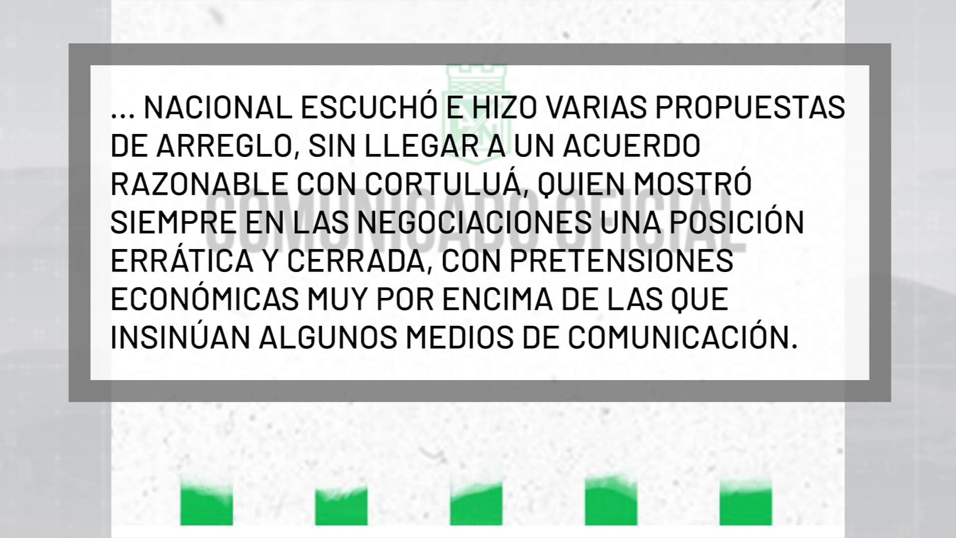 Nacional no contará con sus refuerzos para la liga y la copa