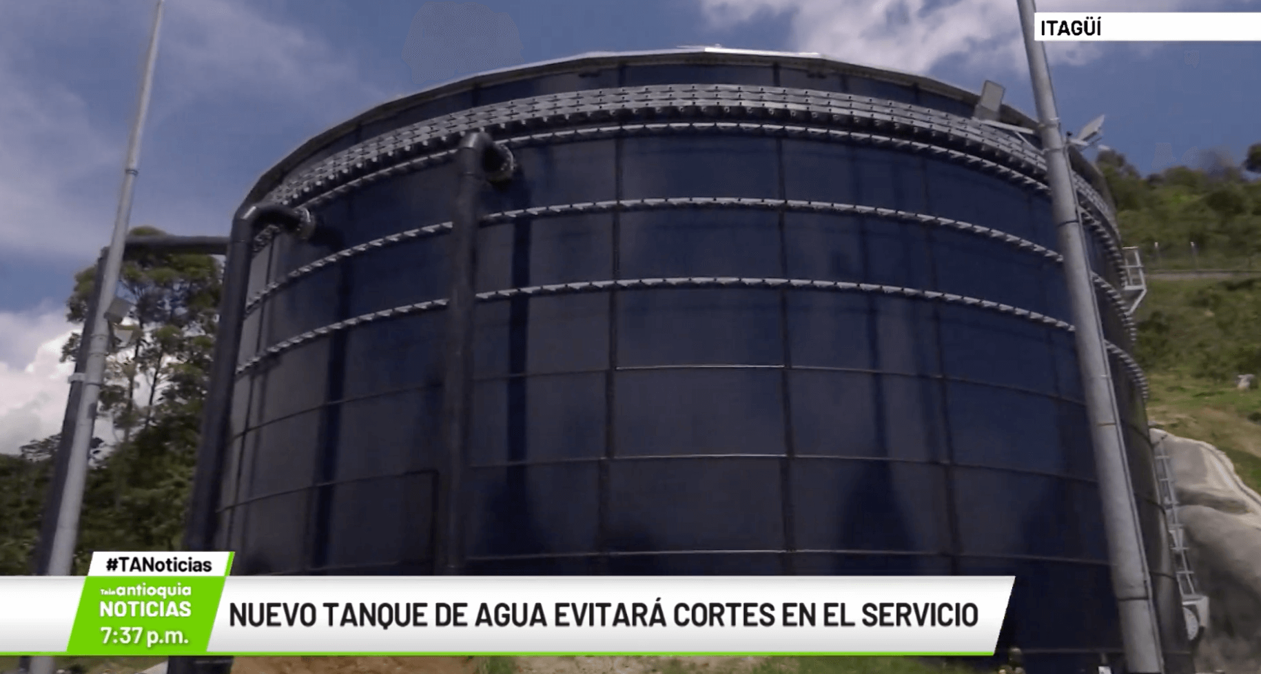 Nuevo tanque de agua evitará cortes en el servicio