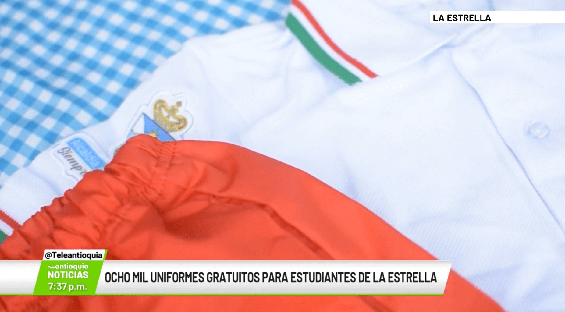 Ocho mil uniformes gratuitos para estudiantes de La Estrella