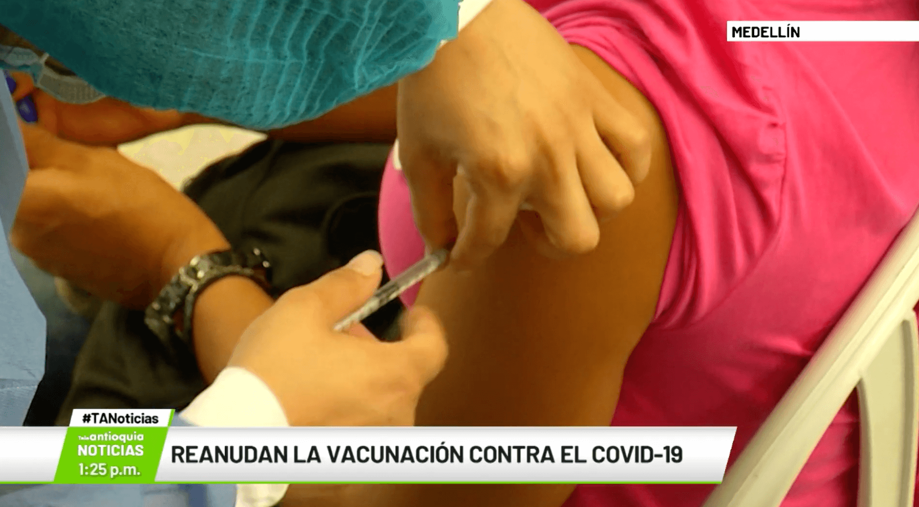 Reanudan la vacunación contra el Covid-19
