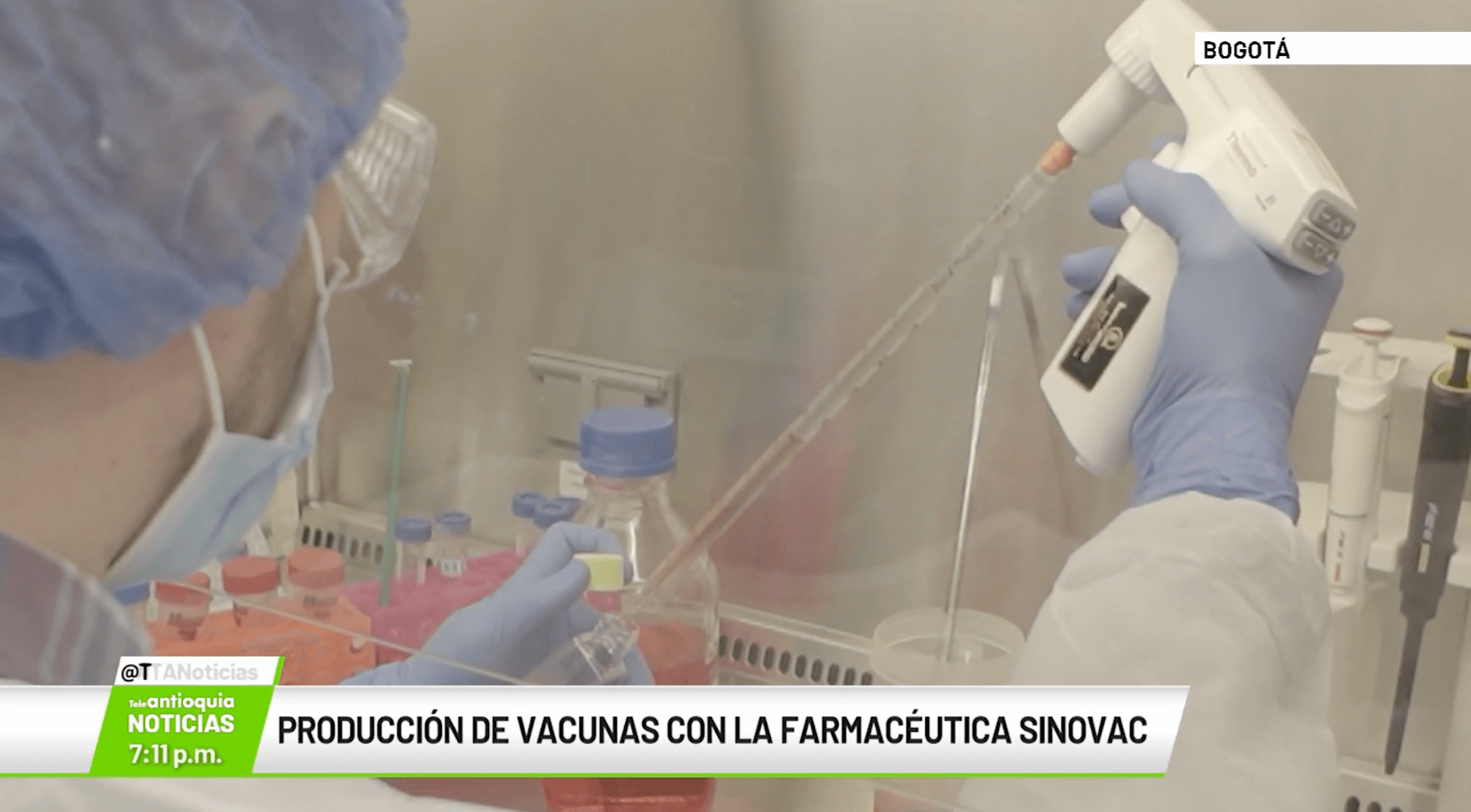 Producción de vacunas con la farmacéutica Sinovac
