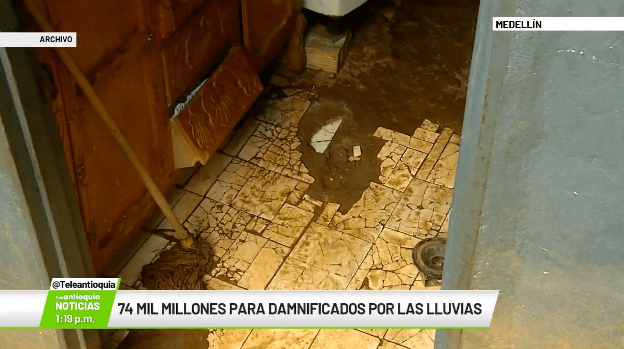 74 millones para damnificados por las lluvias