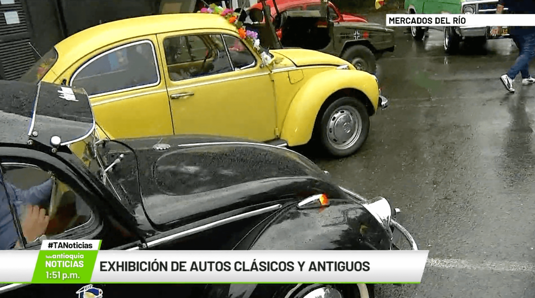 Exhibición de autos clásicos y antiguos