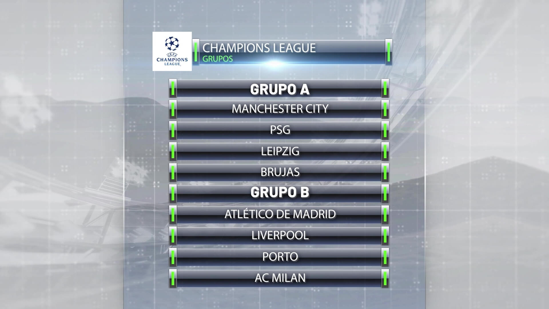 Suspenso en los grupos de la Champions League