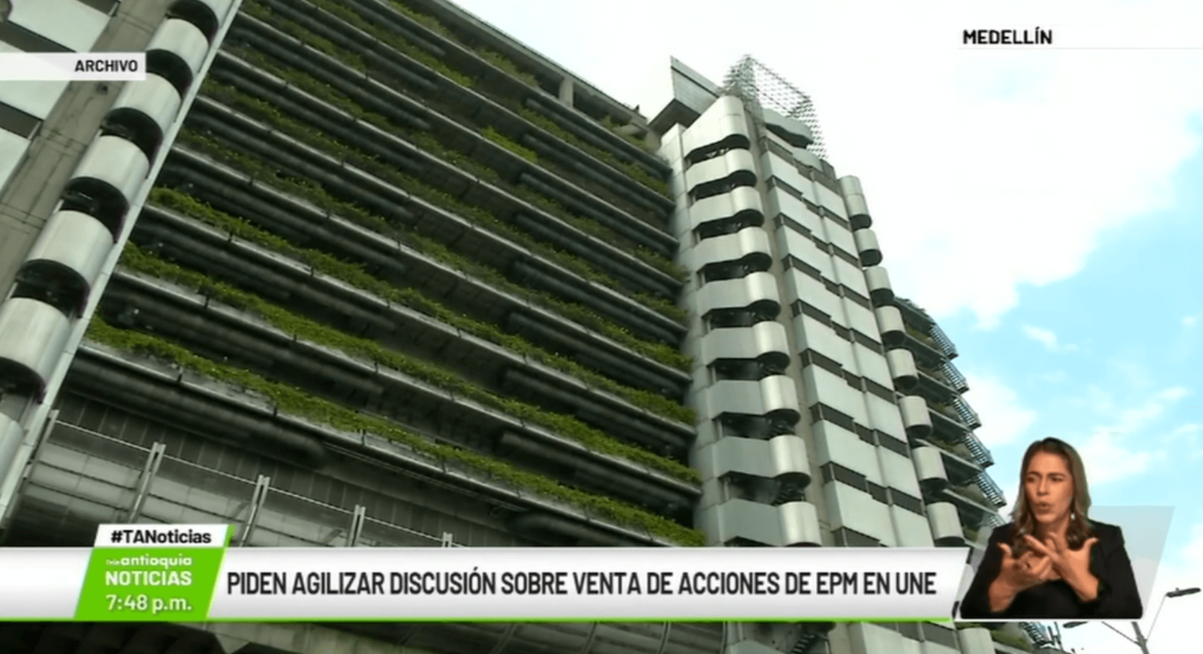 Piden agilizar discusión sobre venta de acciones de EPM en UNE