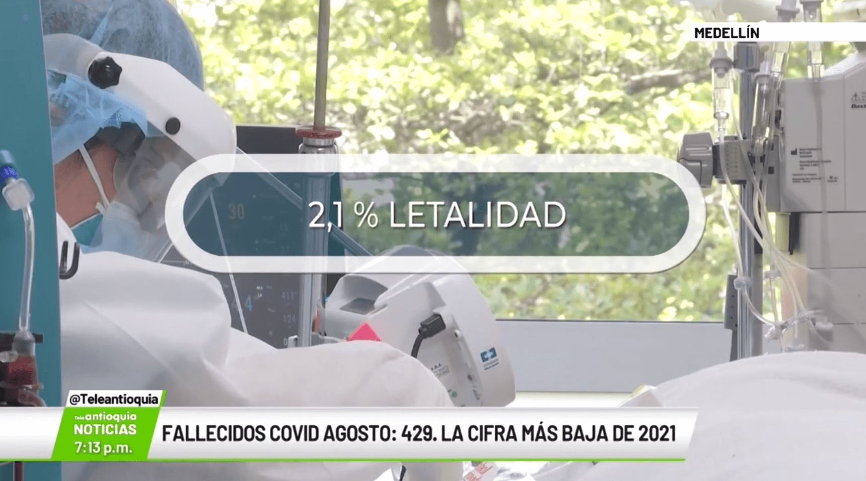 Fallecidos Covid en agosto: 429. La cifra más baja de 2021