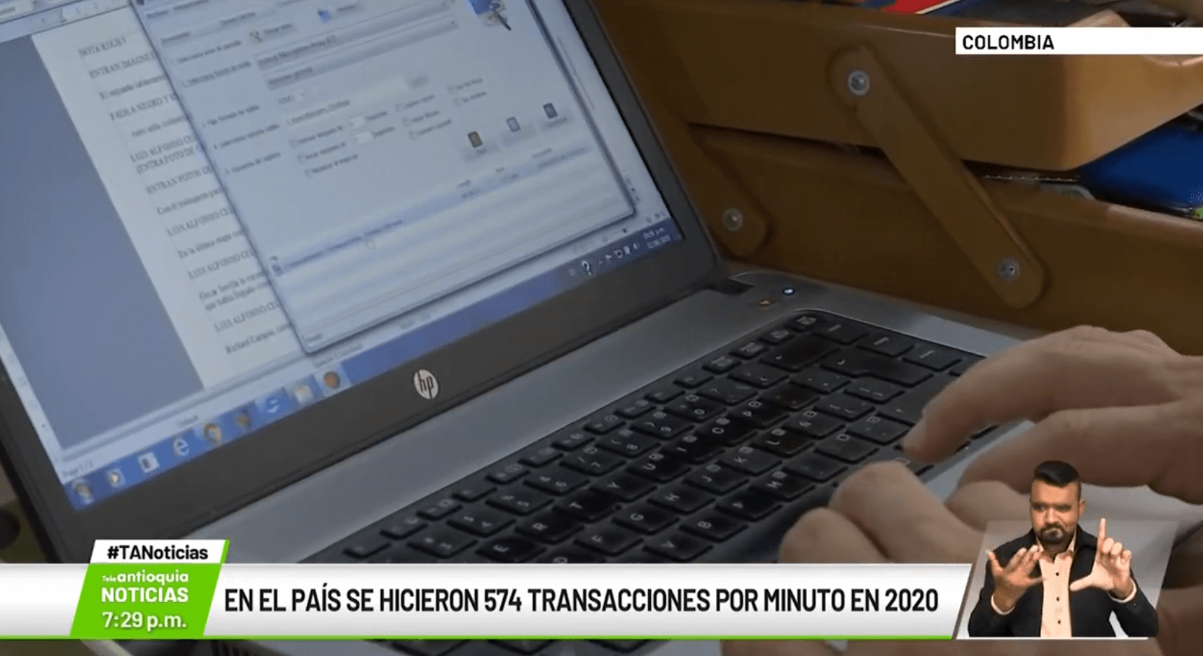 En el país se hicieron 574 transacciones por minuto