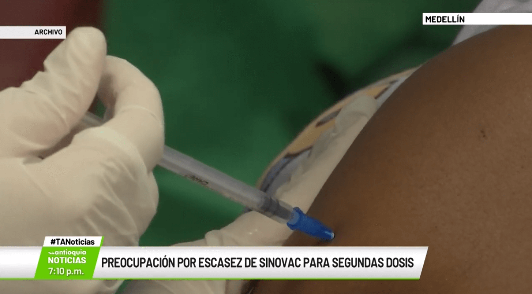 Preocupación por escasez de Sinovac para segundas dosis