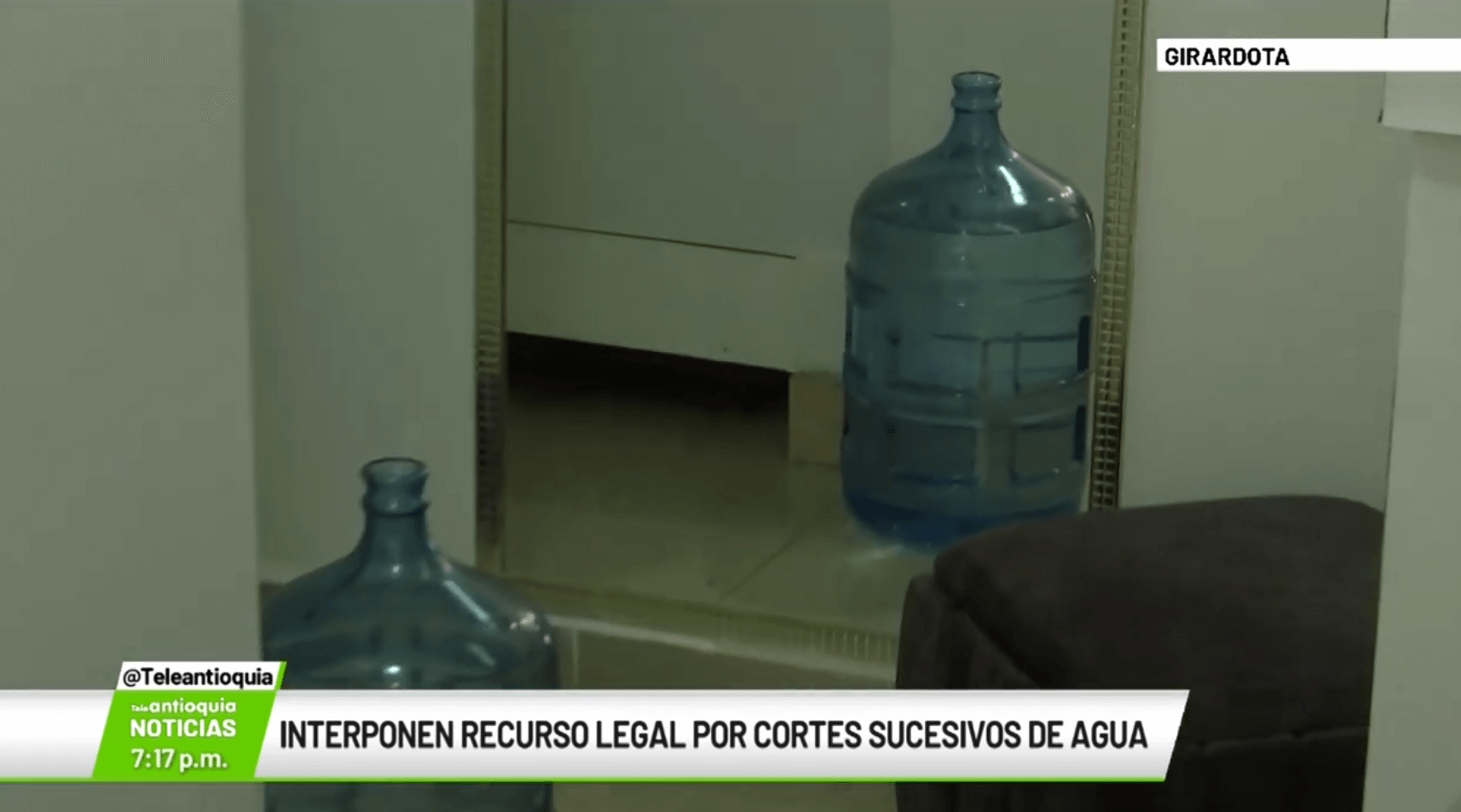 Interponen recurso legal por cortes sucesivos de agua