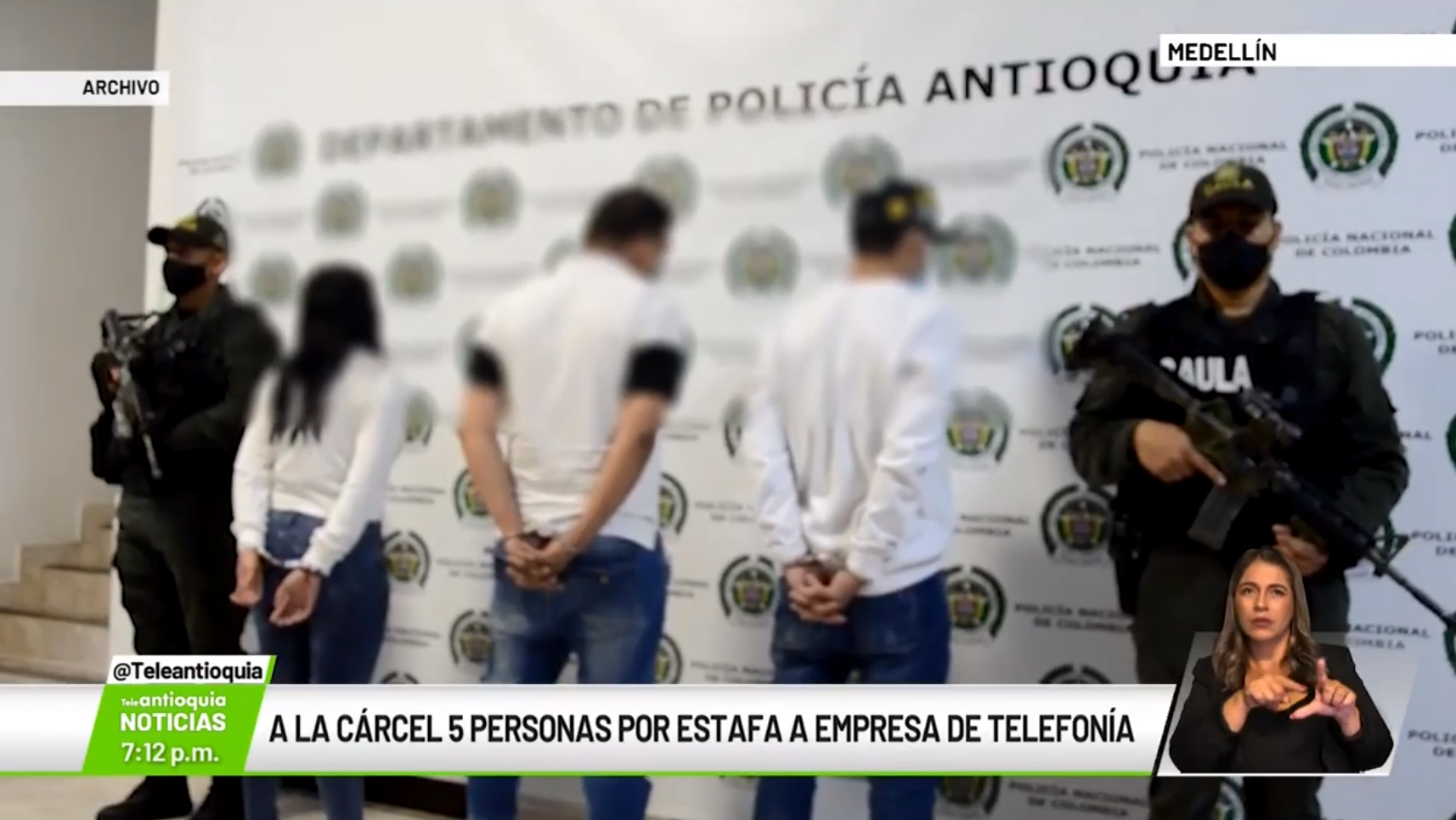 A la cárcel 5 personas por estafa a empresa de telefonía