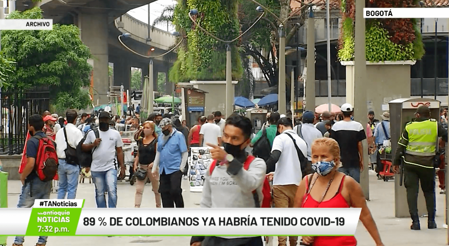 89 % de colombianos ya habría tenido Covid-19