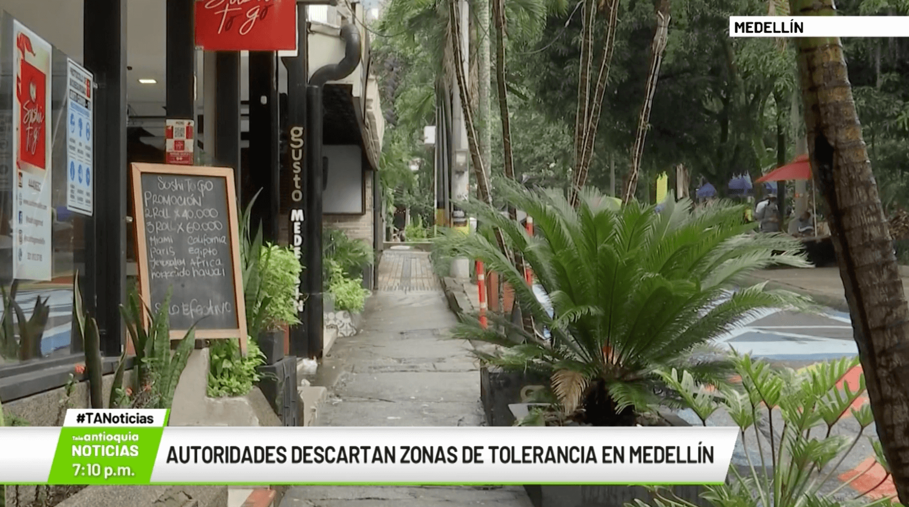 Autoridades descartan zonas de tolerancia en Medellín