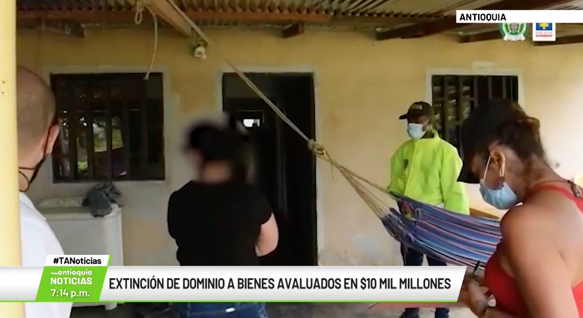 Extinción de dominio a bienes avaluados en $10 mil millones