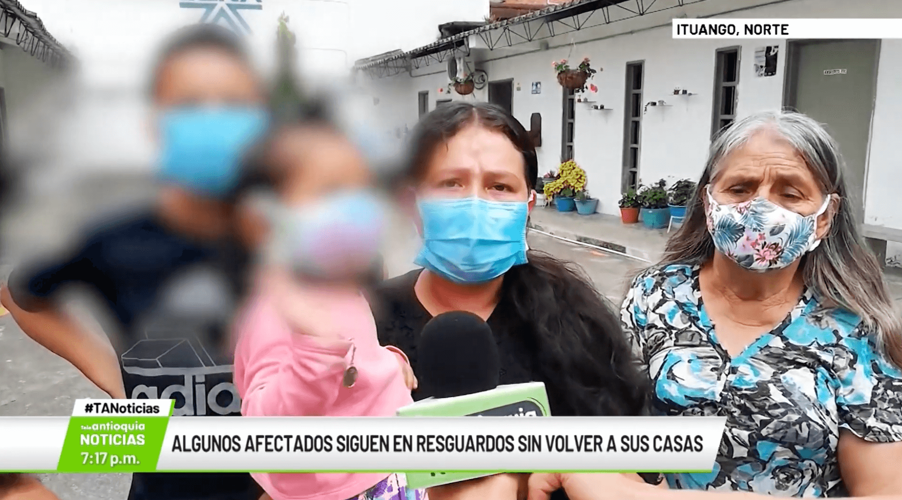 Algunos afectados siguen resguardados sin volver a sus casas