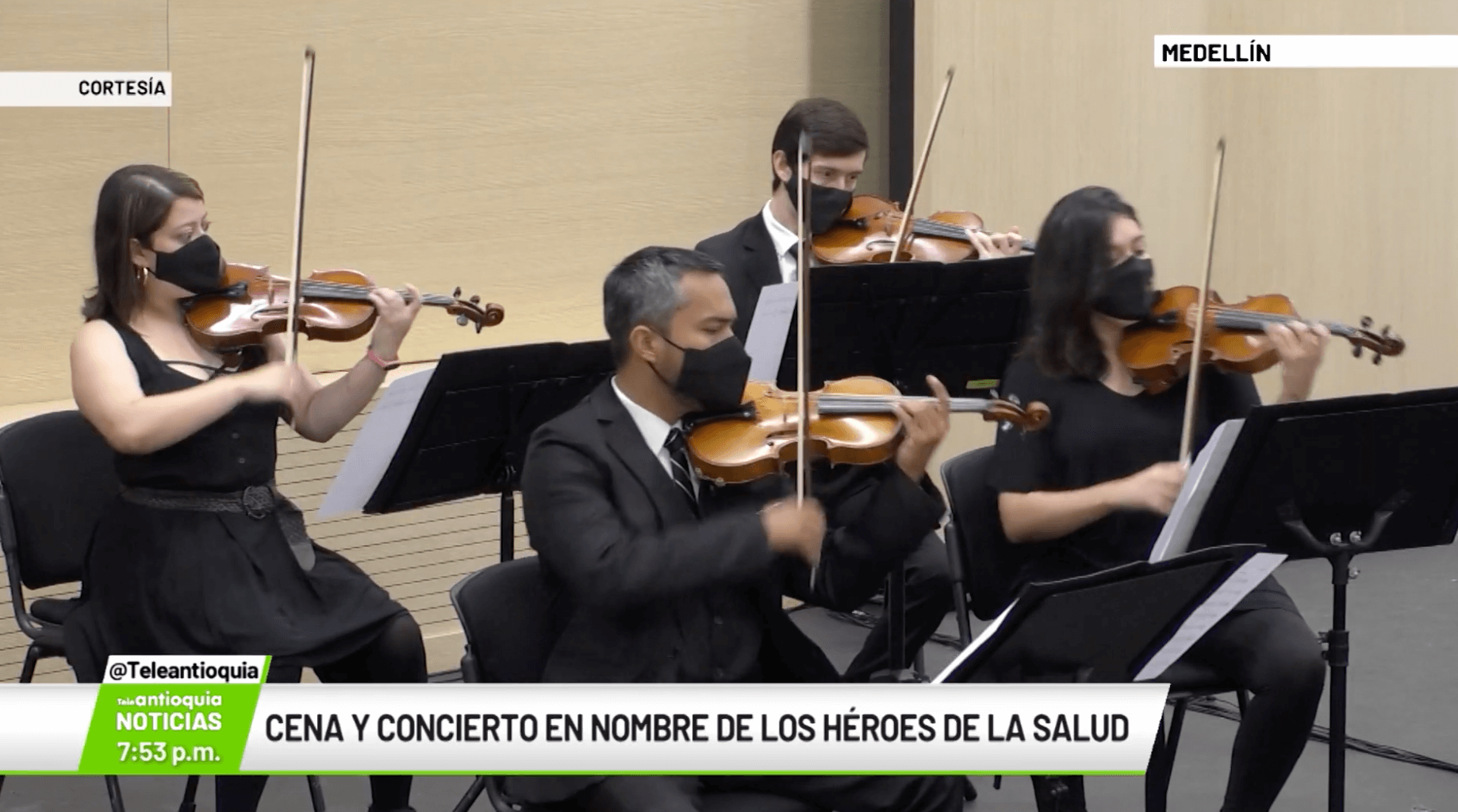 Cena y concierto en nombre de los héroes de la salud