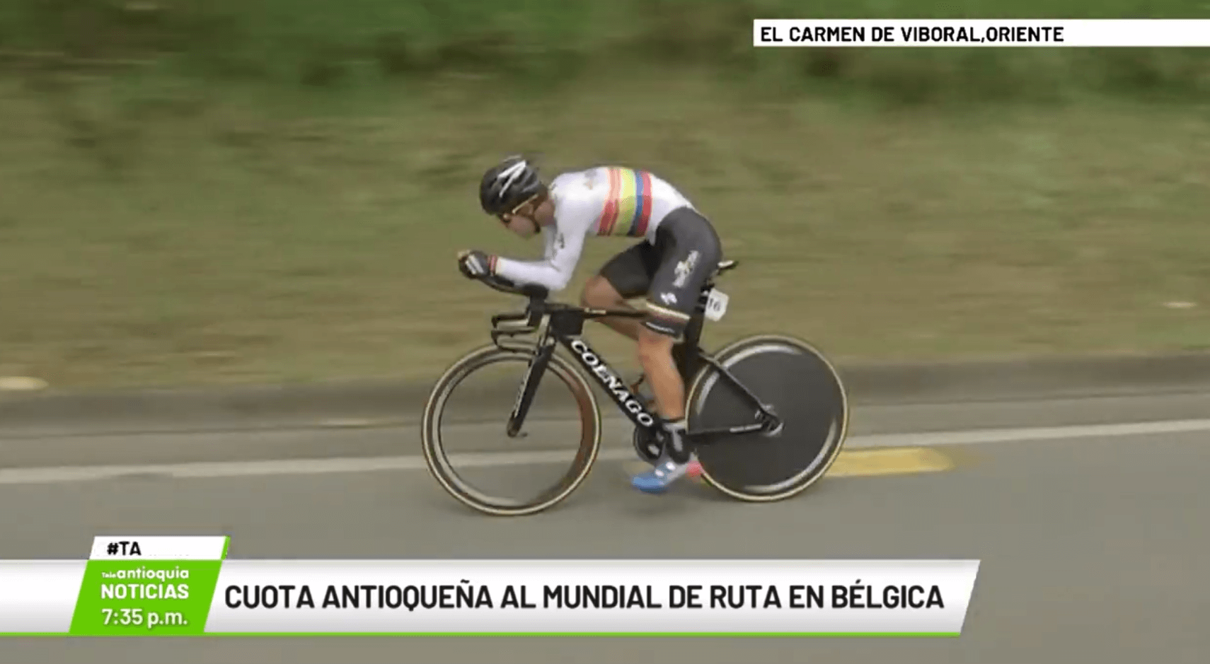 Cuota antioqueña al mundial de ruta en Bélgica