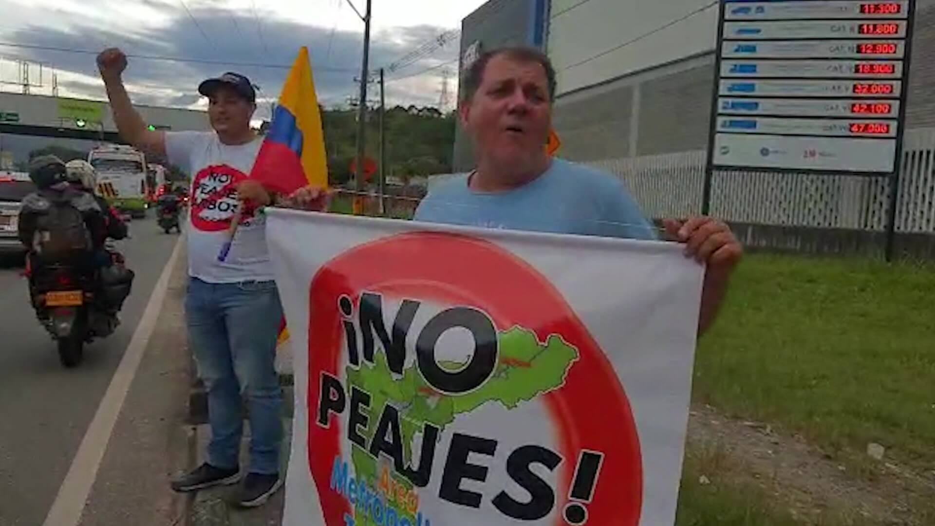 Con nueva manifestación piden retiro de peajes