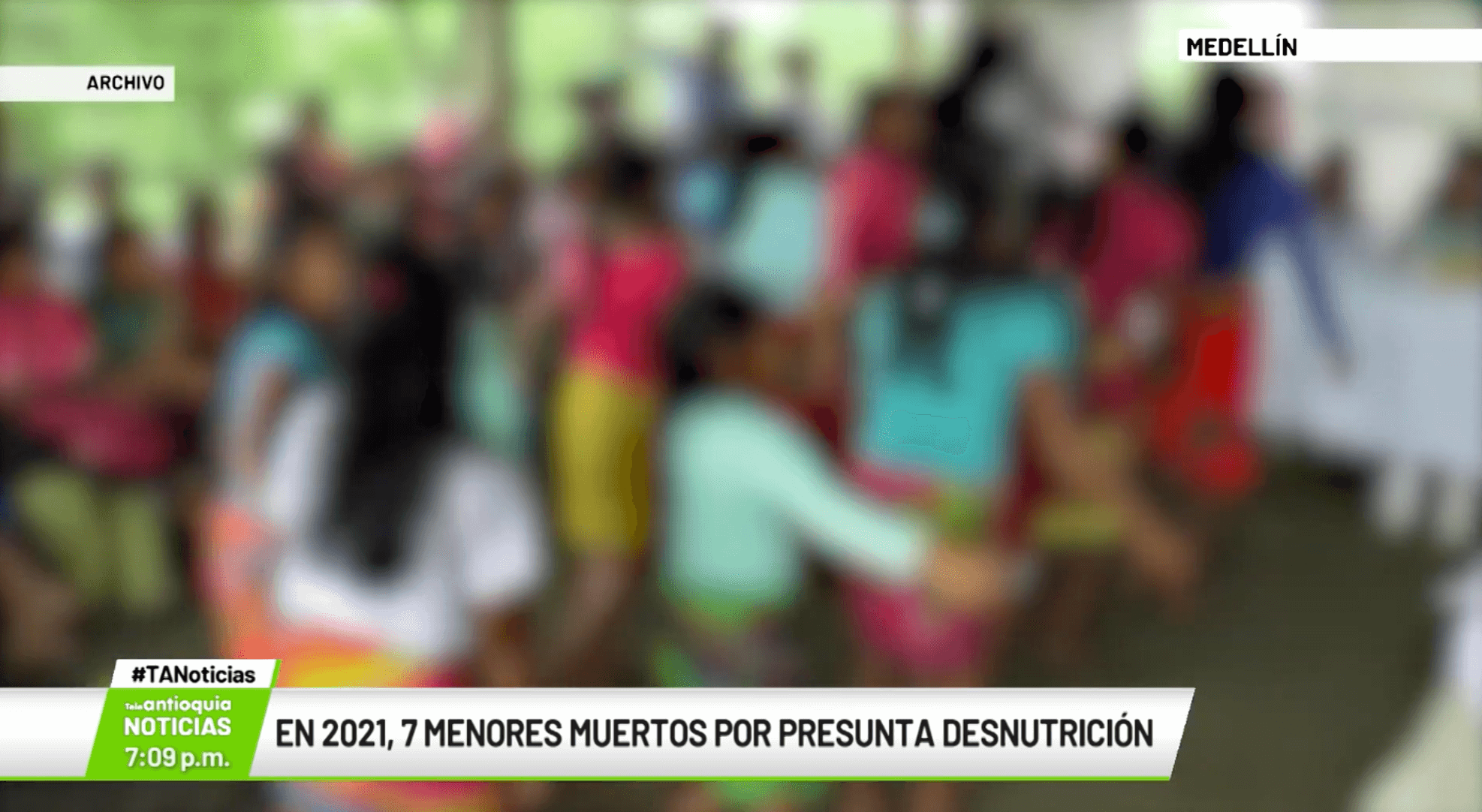 En 2021, siete menores muertos por presunta desnutrición