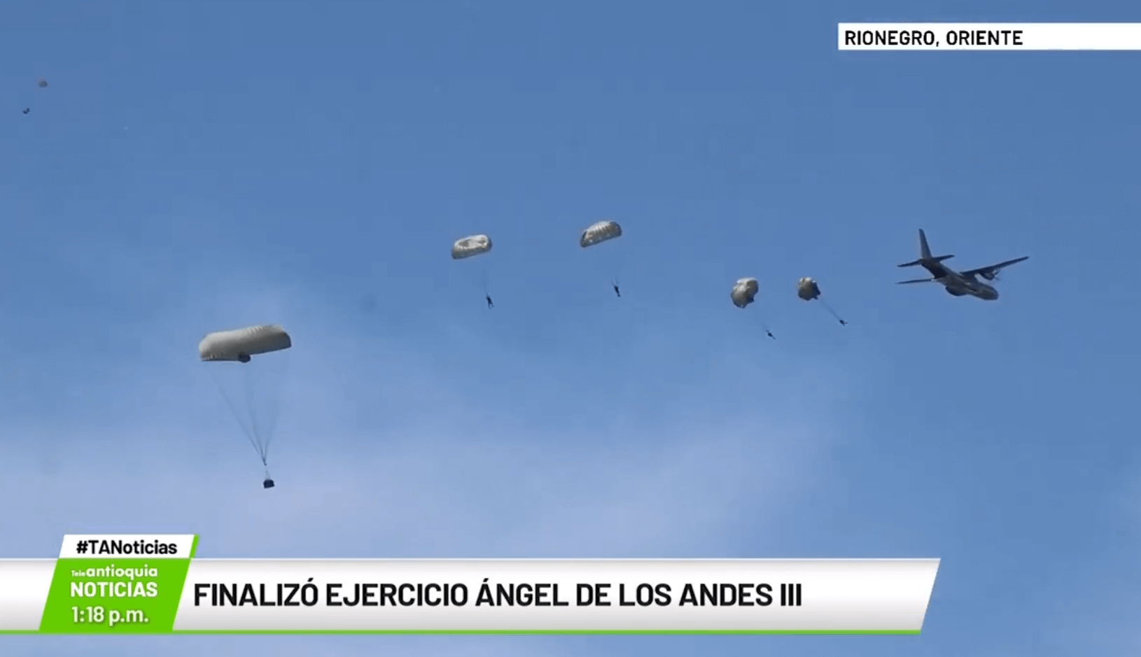 Finalizó ejercicio Ángel de los Andes lll