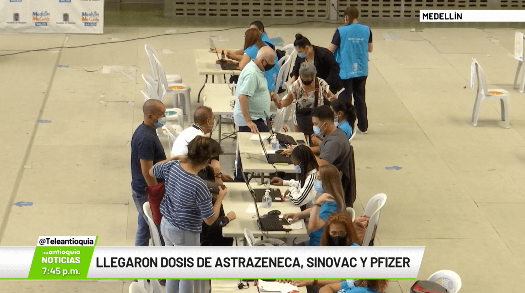 Llegaron dosis de Astrazeneca, Sinovac y Pfiezer