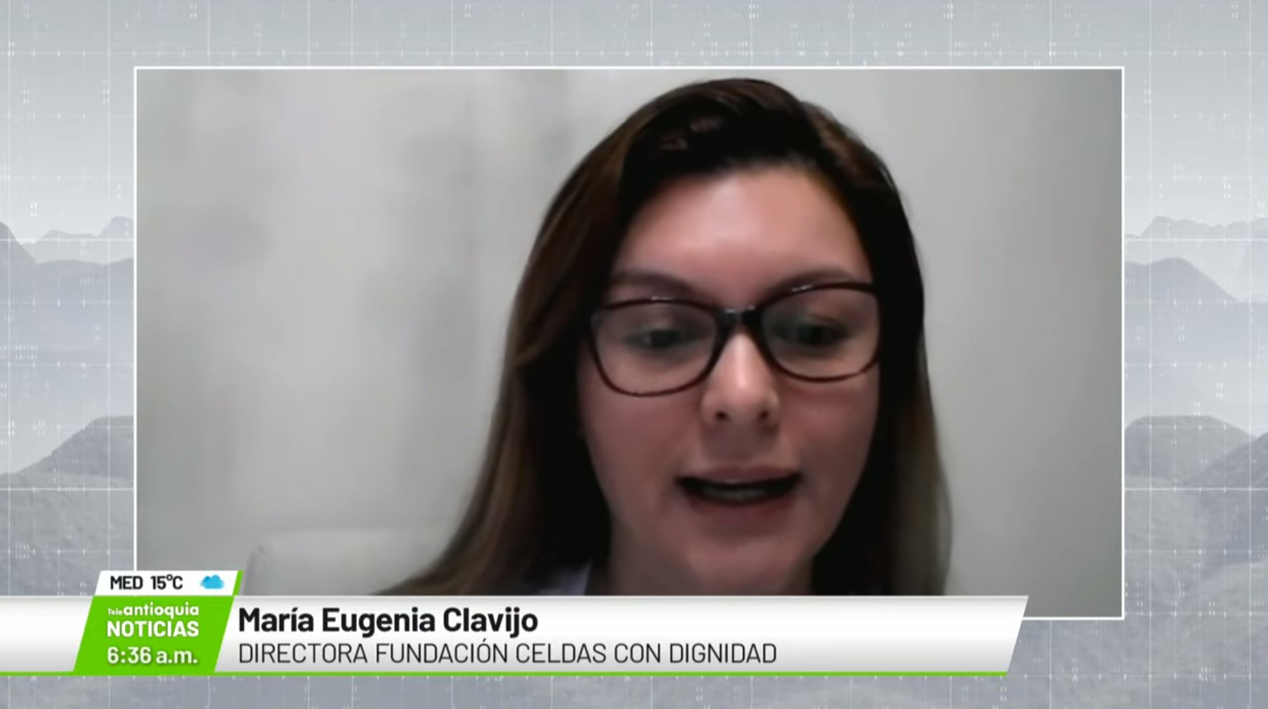 Entrevista con María Eugenia Clavijo, directora fundación Celdas con Dignidad