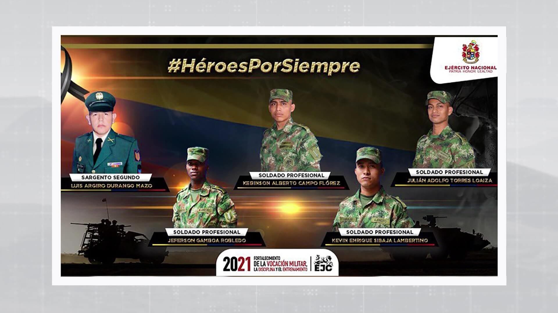 Militar antioqueño entre los 5 soldados muertos en Arauca