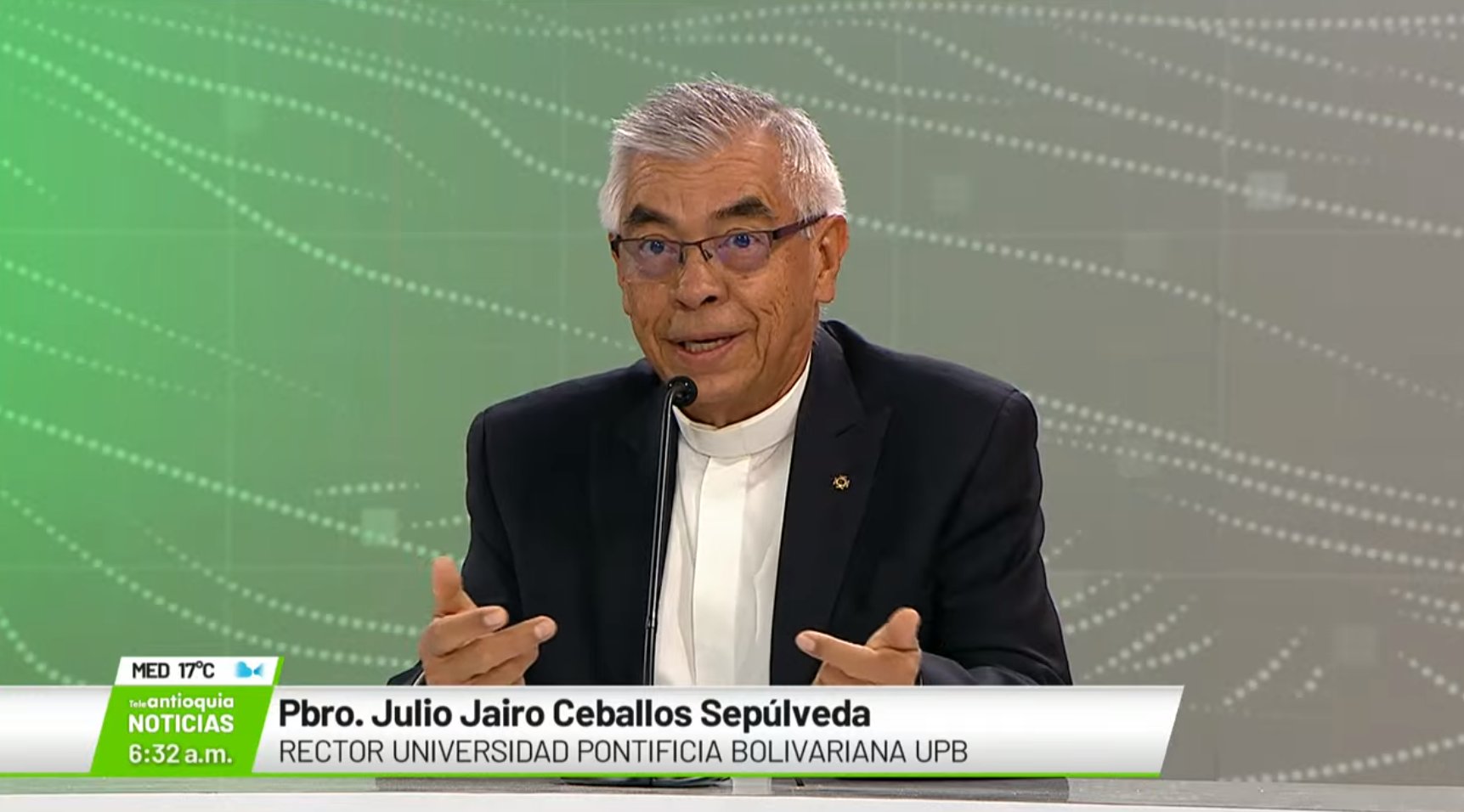 Entrevista con Pbro. Julio Jairo Ceballos Sepúlveda, rector de la UPB