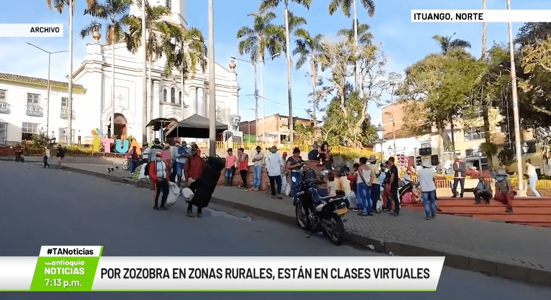 Por zozobra en zonas rurales, están en clases virtuales