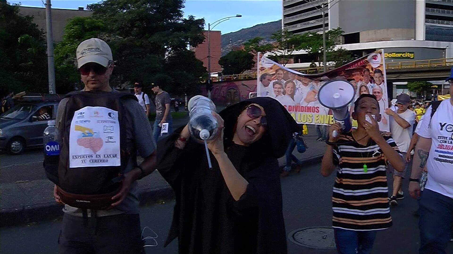 Primera marcha de movimiento antivacuna