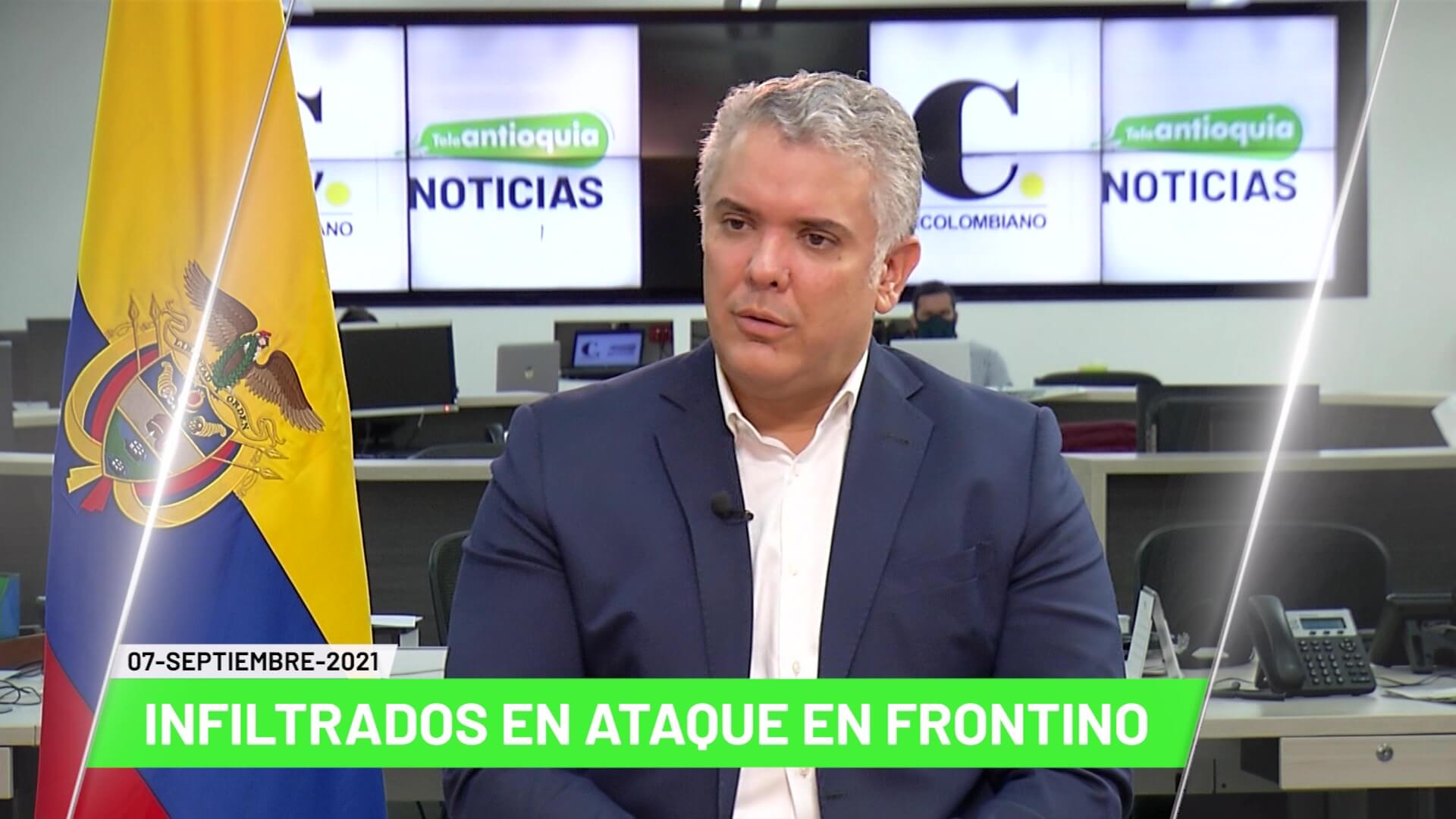 Titulares de Teleantioquia Noticias – martes 7 de septiembre de 2021