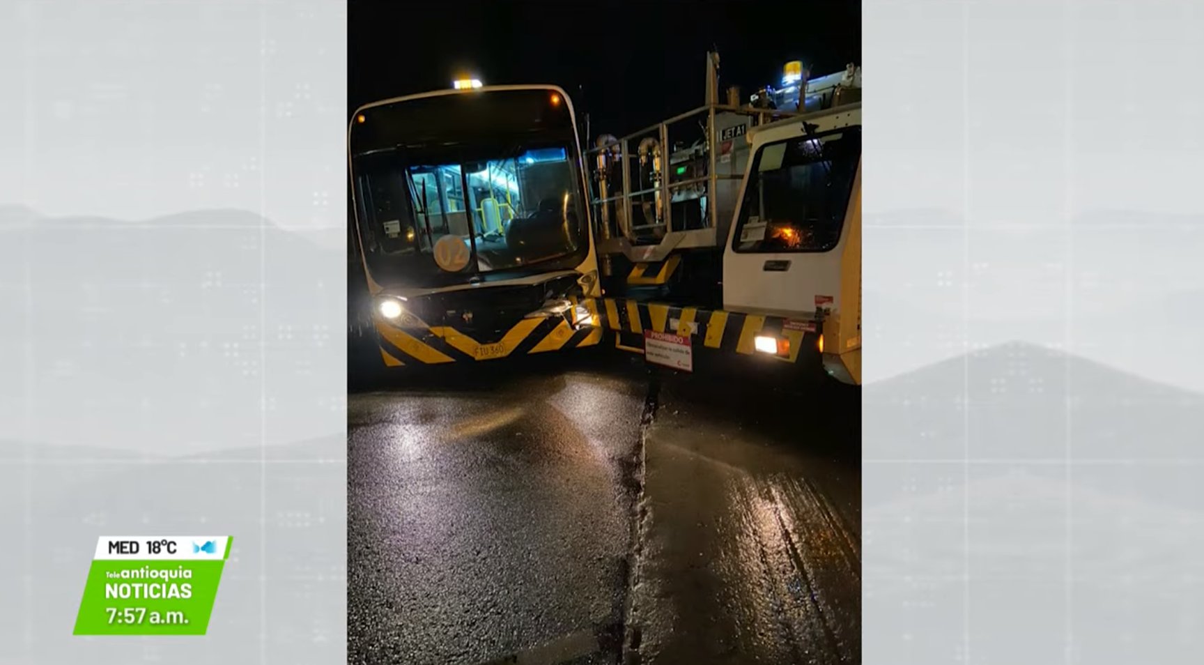 Accidente en el aeropuerto José María Córdova de Rionegro