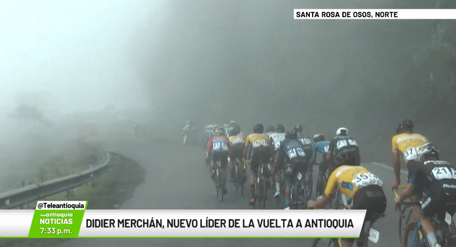 Didier Merchán, nuevo líder de la Vuelta a Antioquia