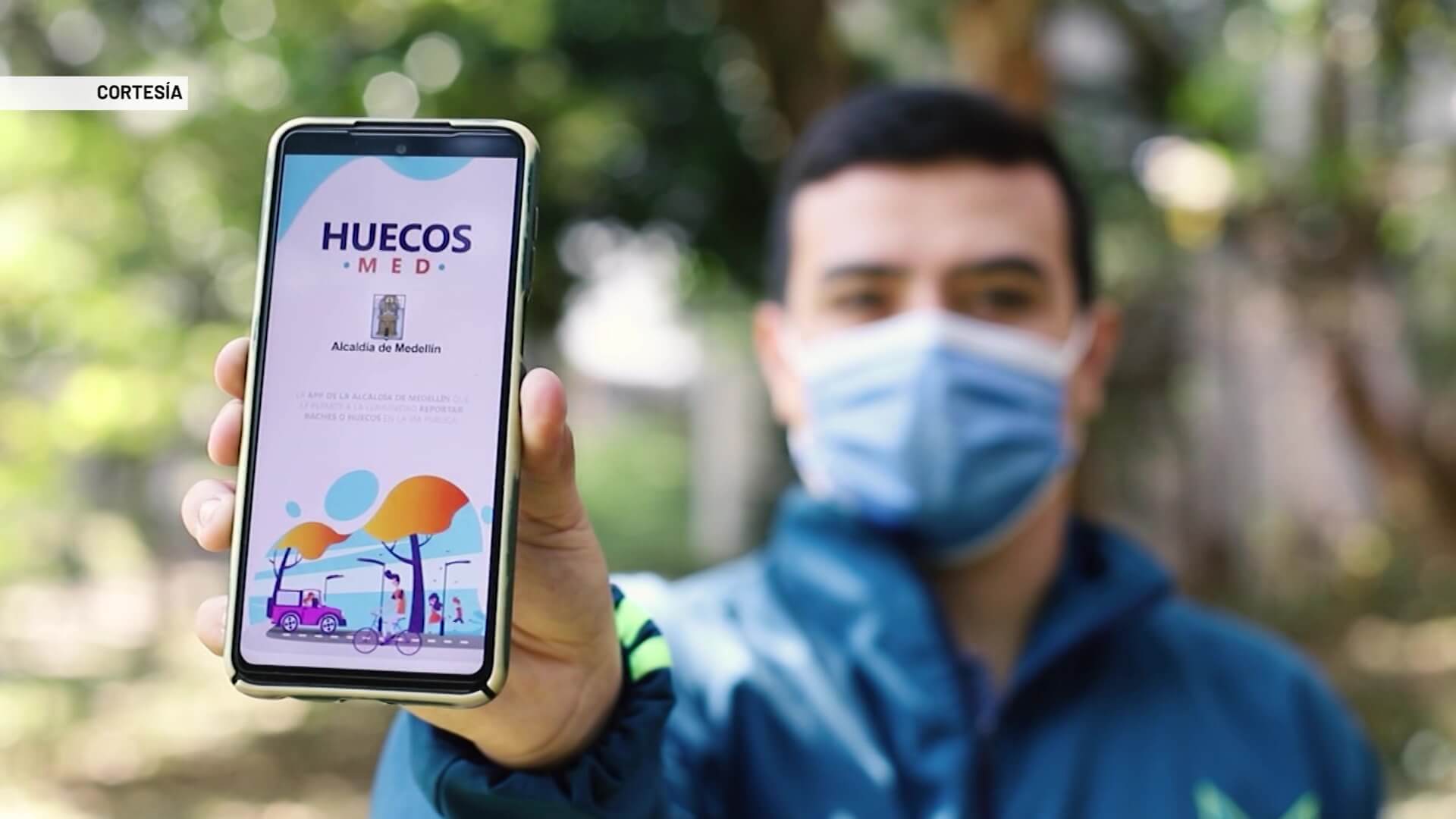 App para huecos, escombros y daños en luminarias