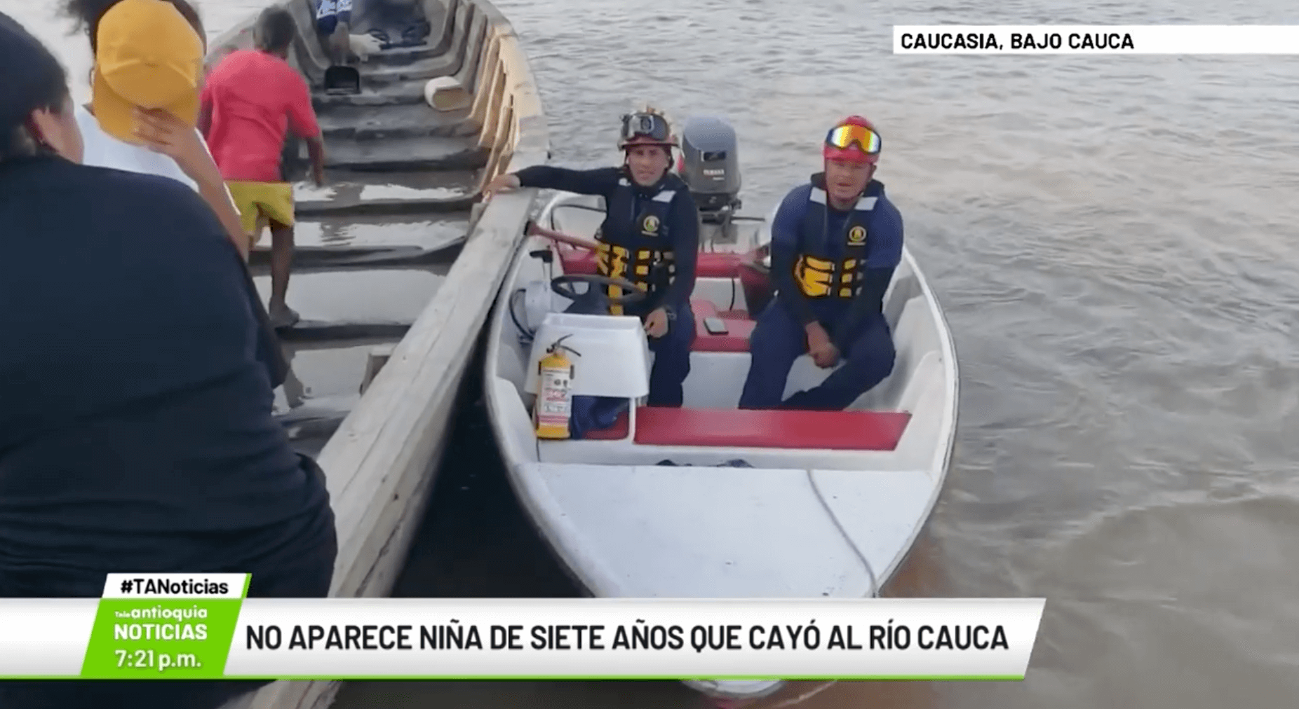 No aparece niña de 7 años que cayó al Río Cauca