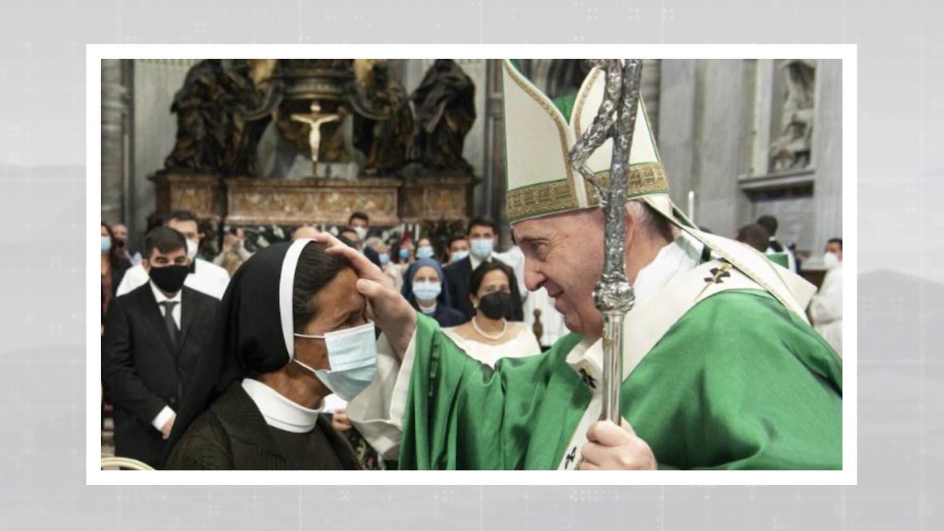 Encuentro del Papa Francisco con la monja Gloria Narváez