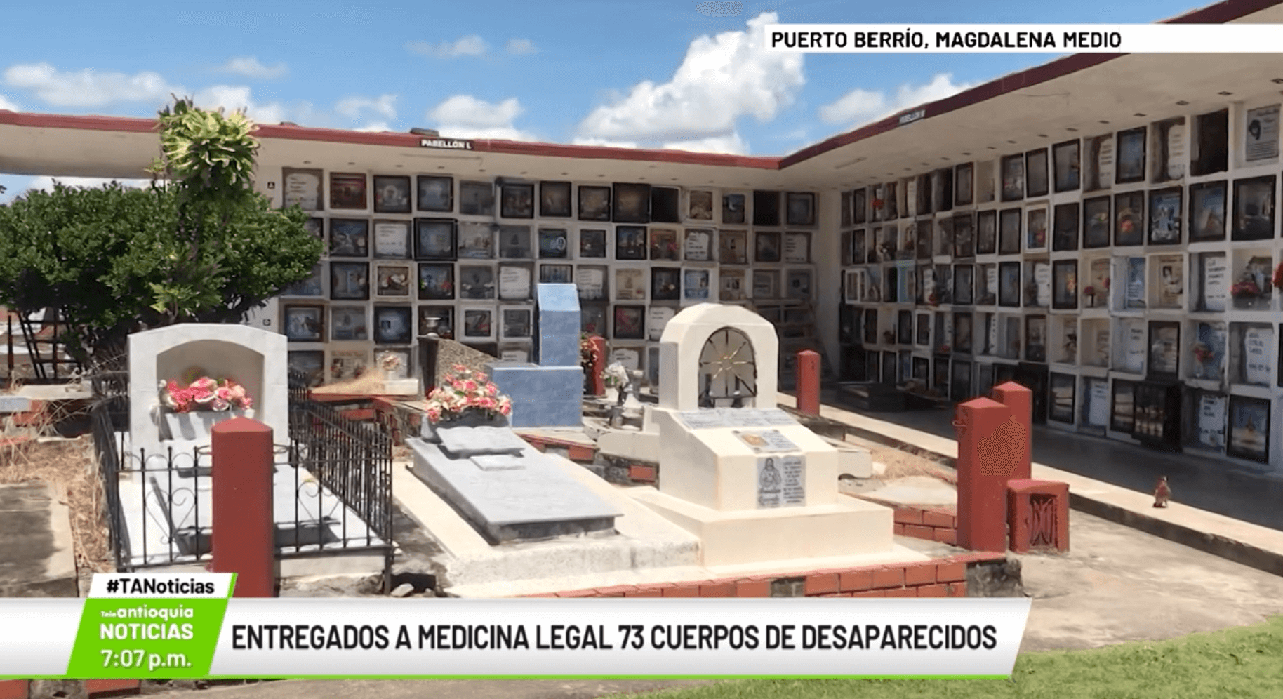 Entregados a medicina legal 73 cuerpos de desaparecidos