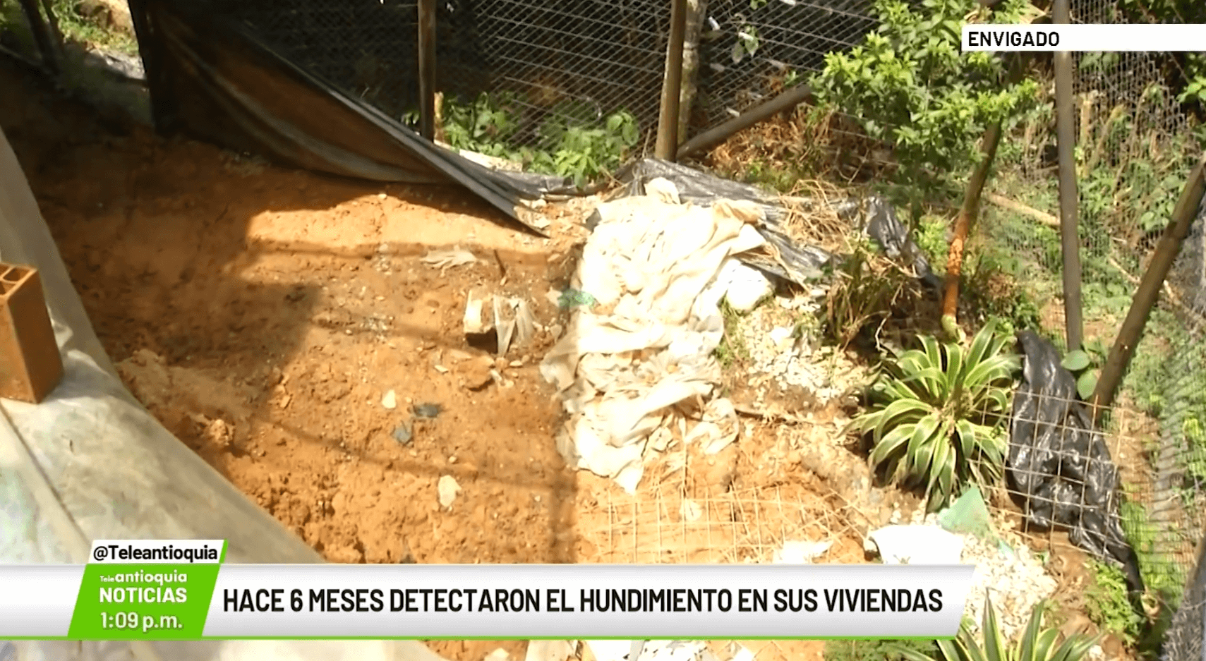 Hace seis meses detectaron el hundimiento en sus viviendas