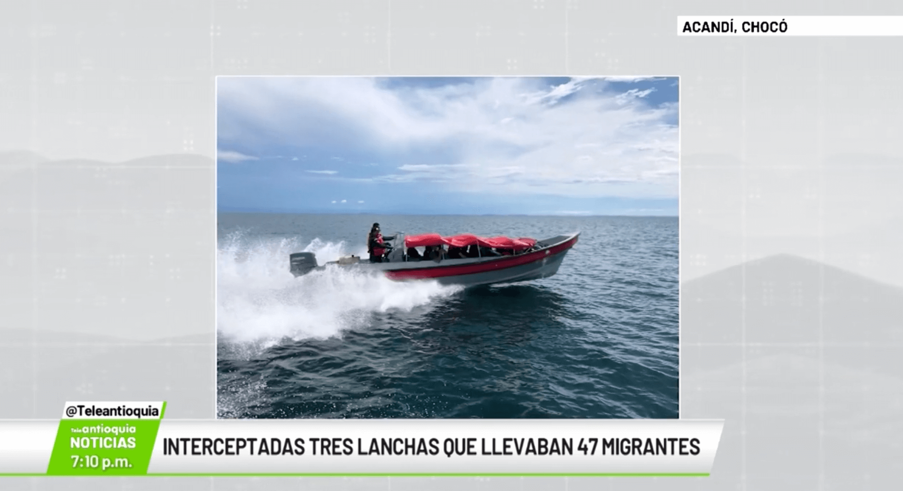 Interceptadas tres lanchas que llevaban 47 migrantes