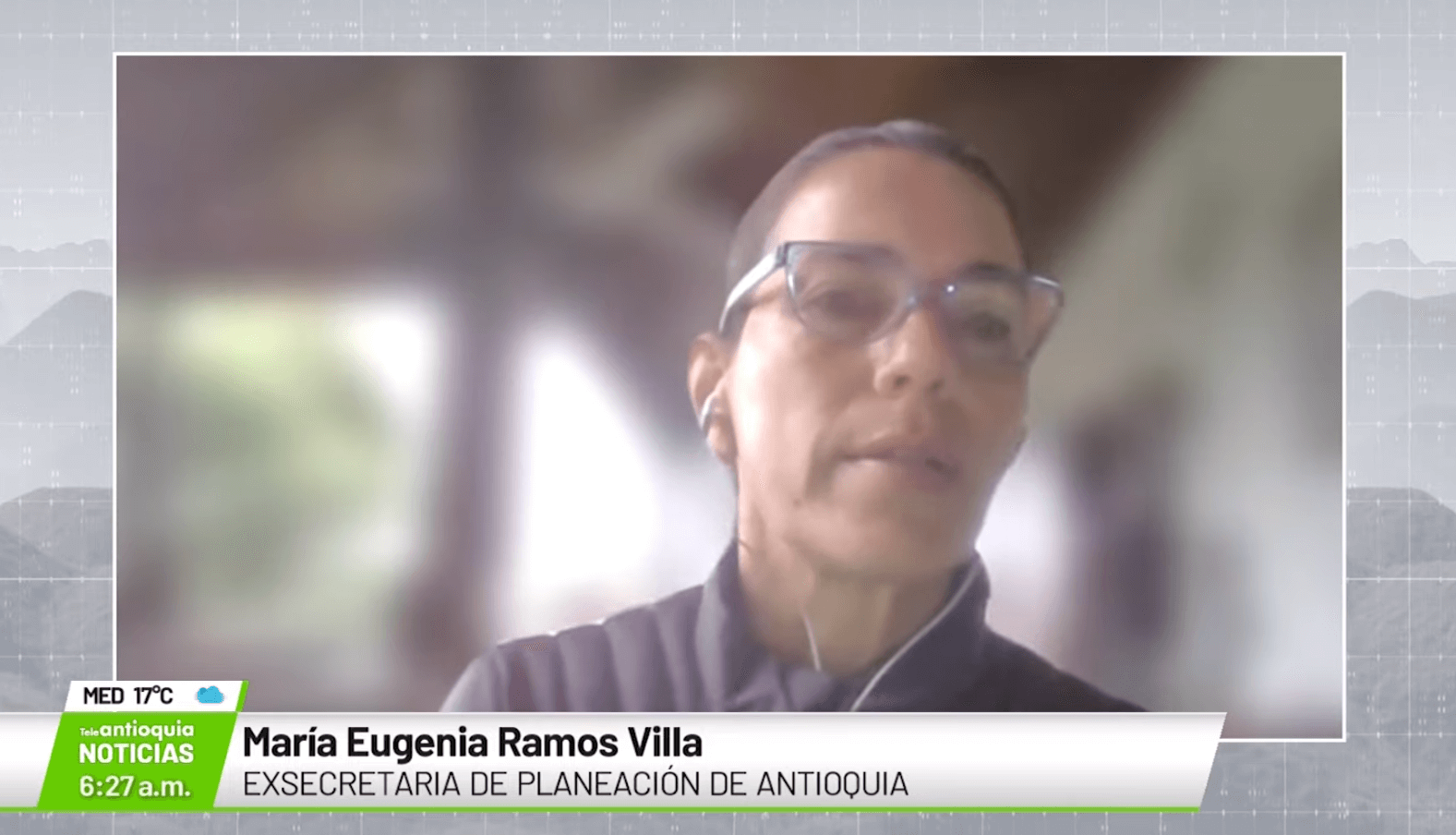 Entrevista con María Eugenia Ramos Villa, exsecretaria Planeación Antioquia