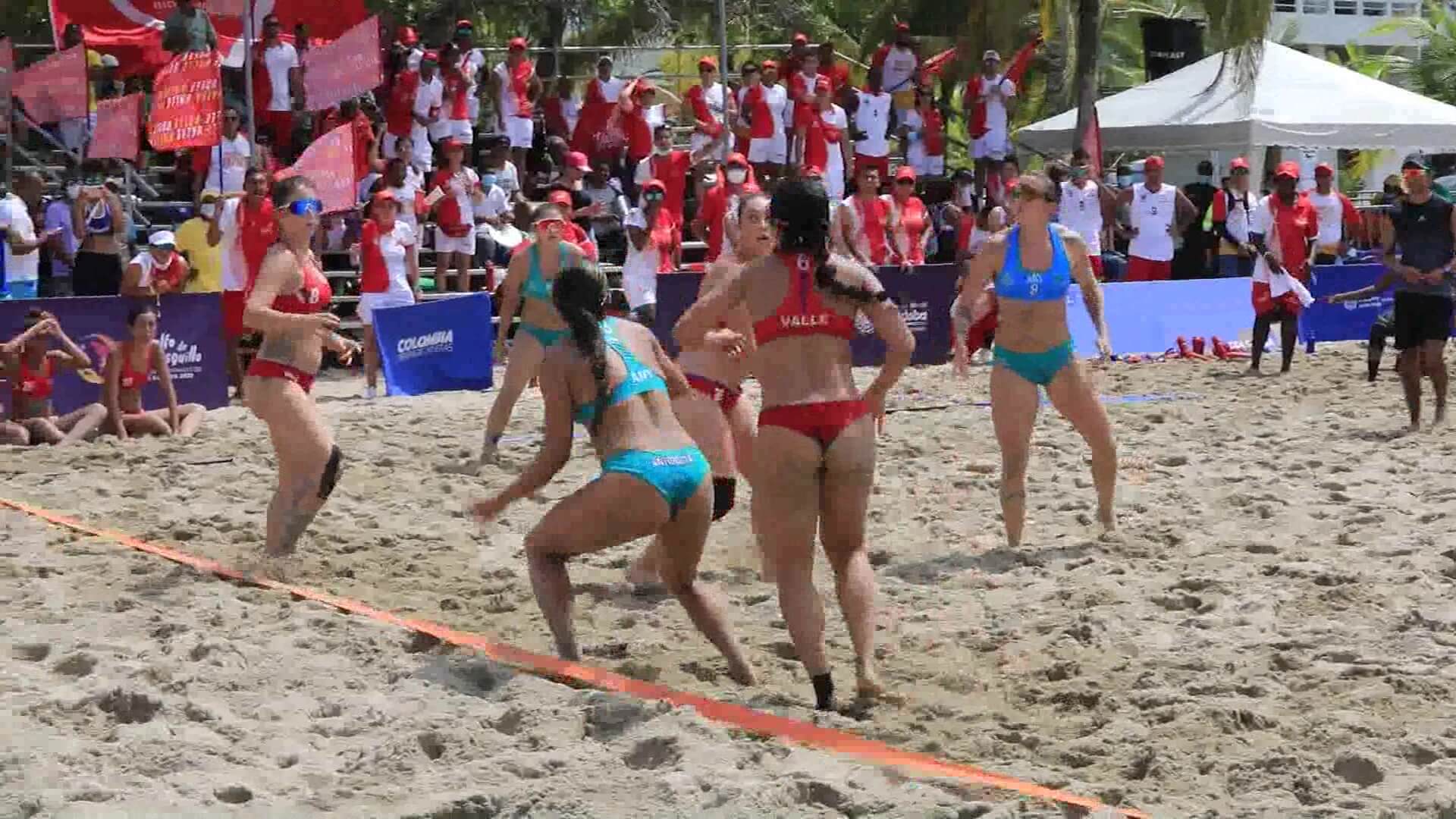 Nuevas medallas para Antioquia en juegos Mar y Playa