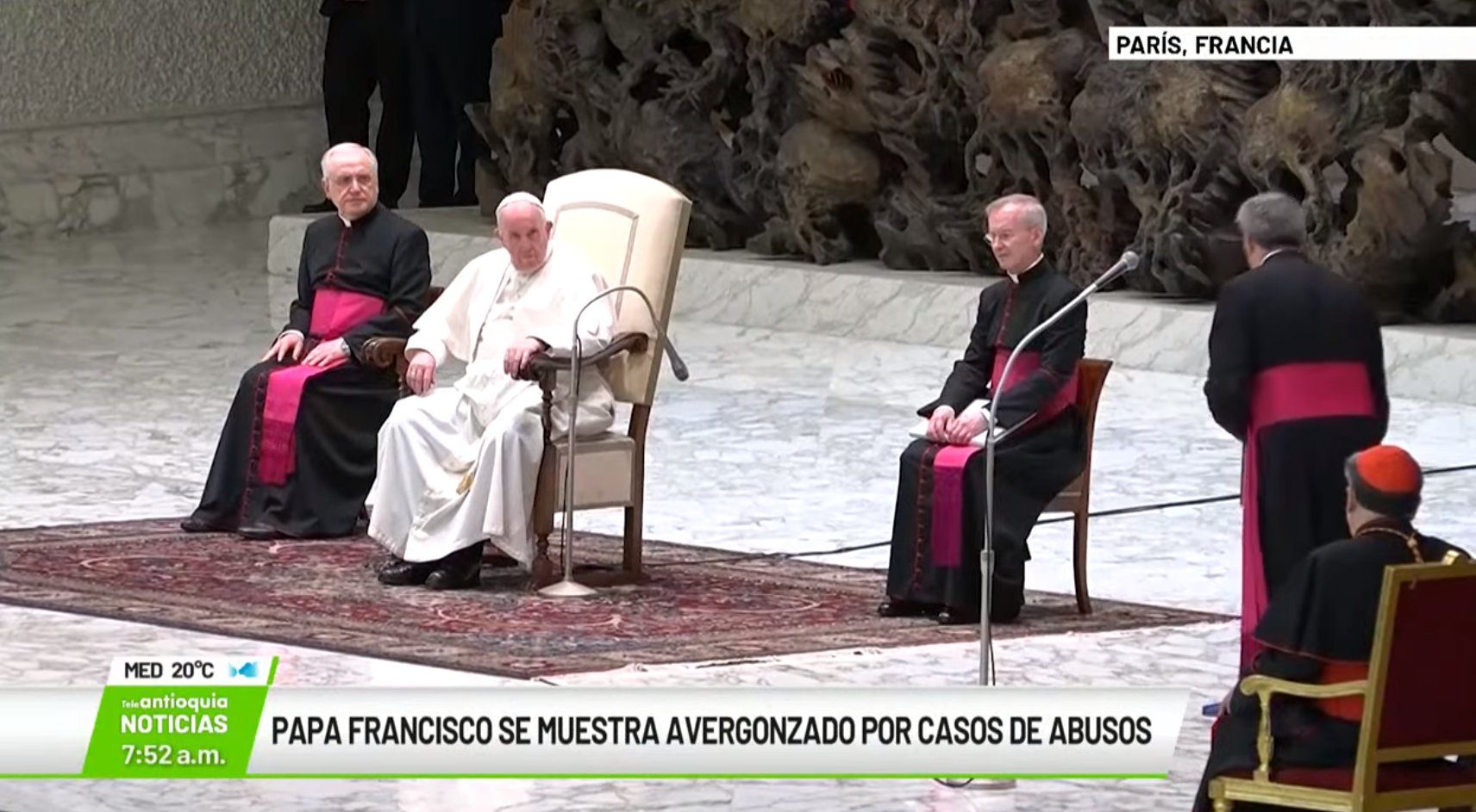 Papa Francisco se muestra avergonzado por casos de abusos