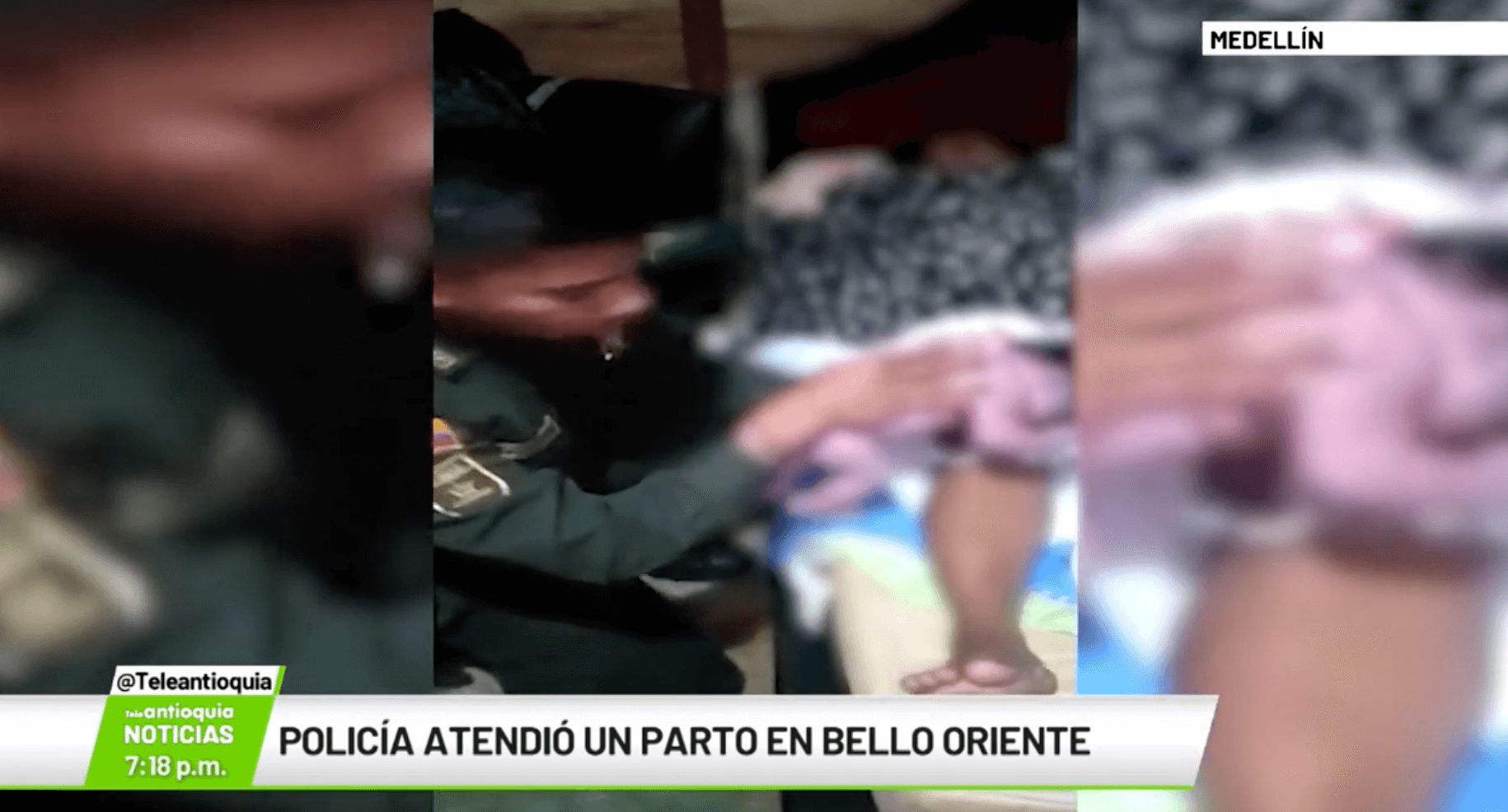 Policía atendió un parto en Bello Oriente