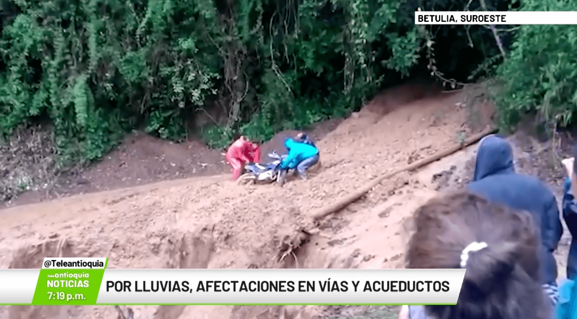 Por lluvias hay afectaciones en vías y acueductos