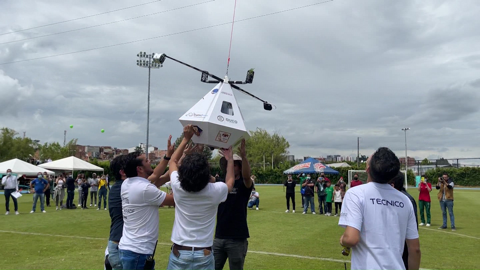 Primera operación aeroespacial hecha en Rionegro