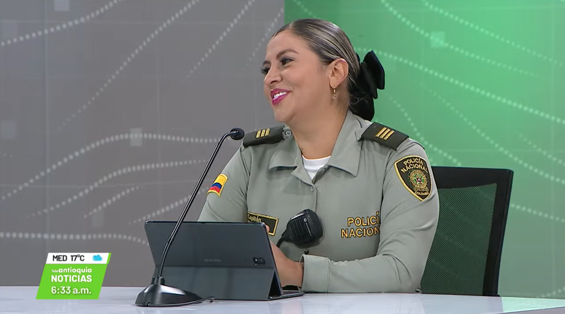 Entrevista con Capitán Deisy Aponte, jefe de prevención y educación Policía