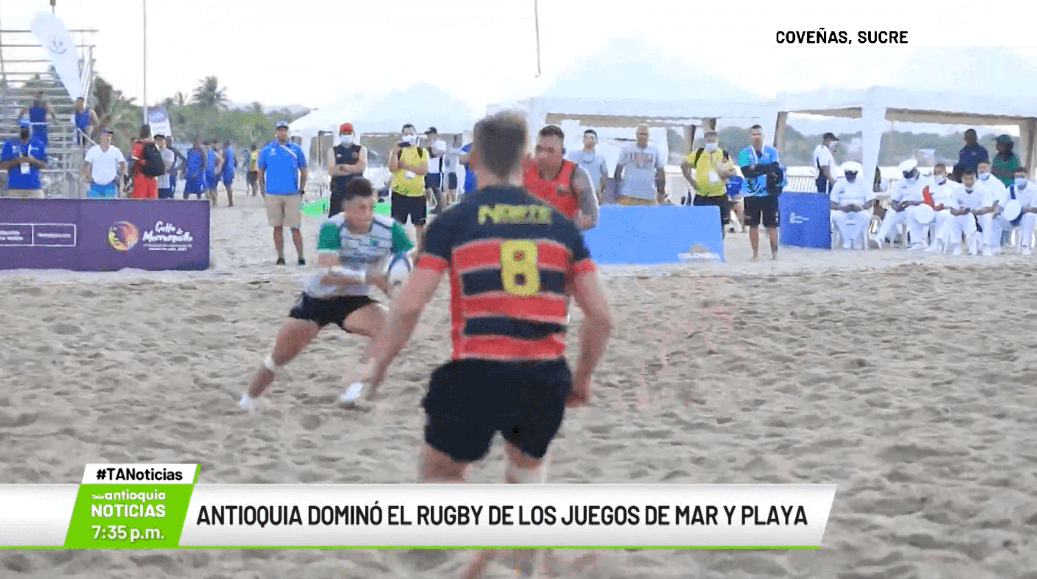 Antioquia dominó el rugby de los Juegos de Mar y Playa