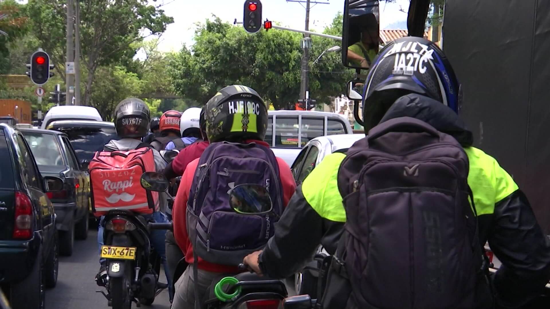 Terminan sanciones pedagógicas por pico y placa de motos