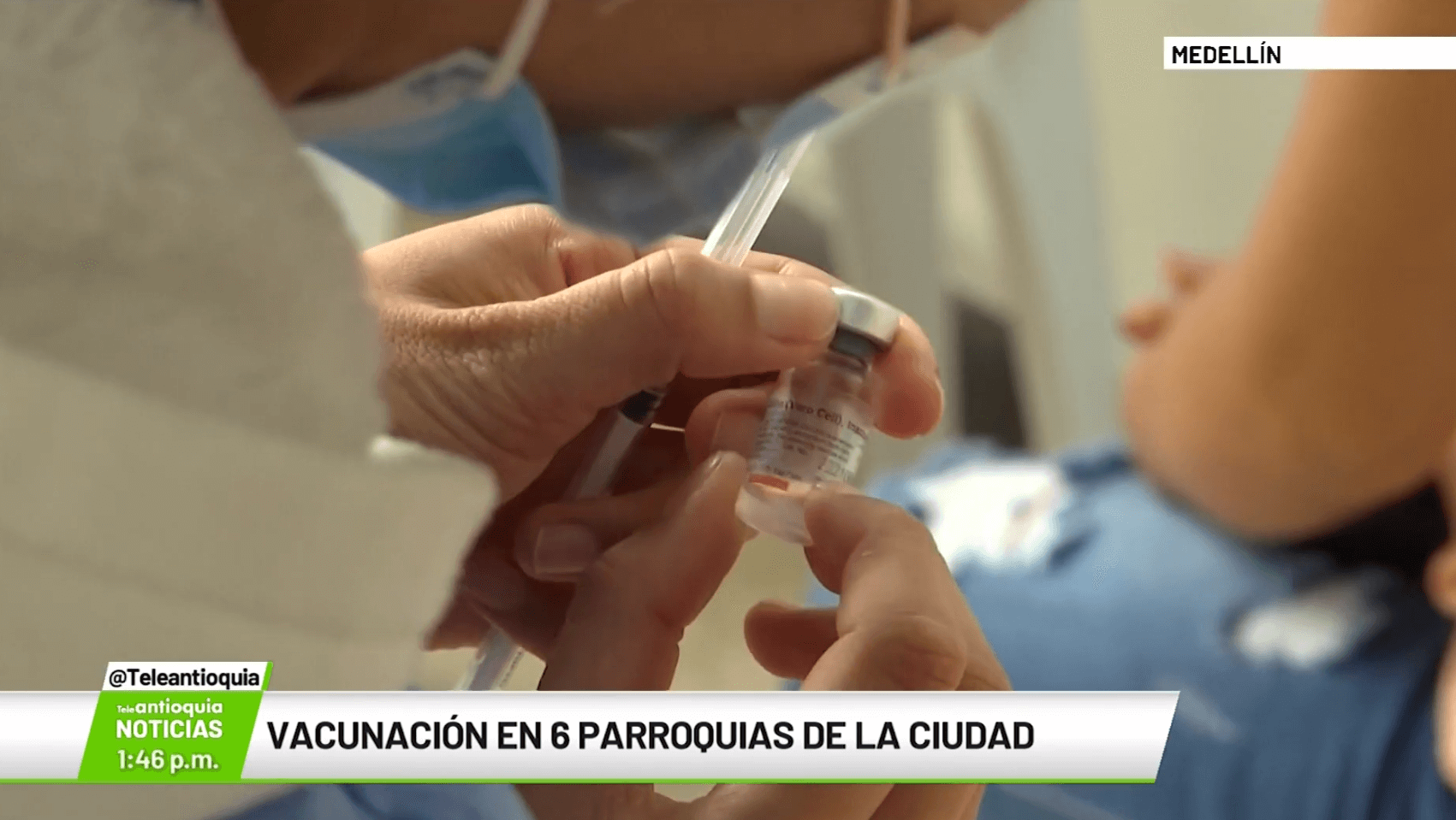 Vacunación en seis parroquias de la ciudad